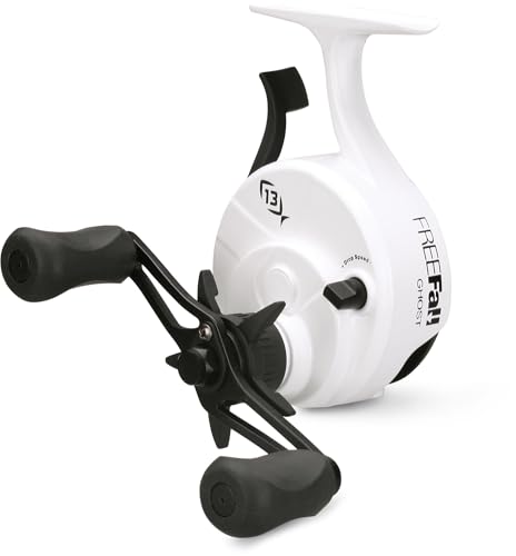 Image of 13 FISHING Black Betty Freefall Ghost Inline Ice Fishing Reel