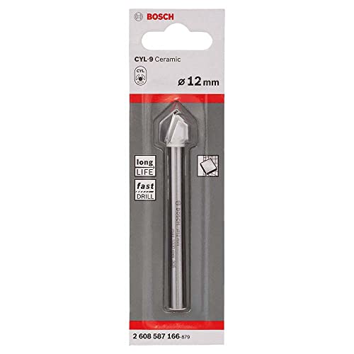 Bosch Professional 2608587166 CYL-9 Ceramic Tile Drill bit, Silver, 12 mm