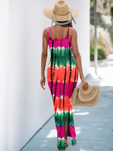 Image of HTD Women Summer Sexy Maxi Bodycon Long Dress Casual Slip Dresses
