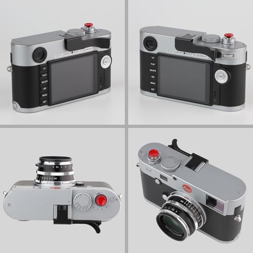Haoge THB-M24B Metall Blitzschuh Daumenauflage Handgriff für Leica M Typ240 M240, M-P Typ 240 M240P, M Typ262 M262, M-D Typ 262 Kamera schwarz – Bild 4