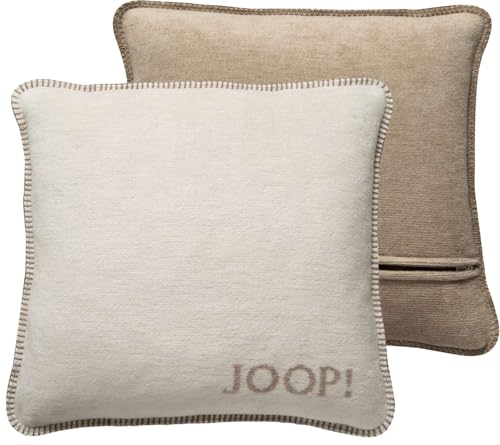 Joop, Kissenhülle Uni Doubleface Natur-Sand Baumwolle/Polyacryl, Maße:...