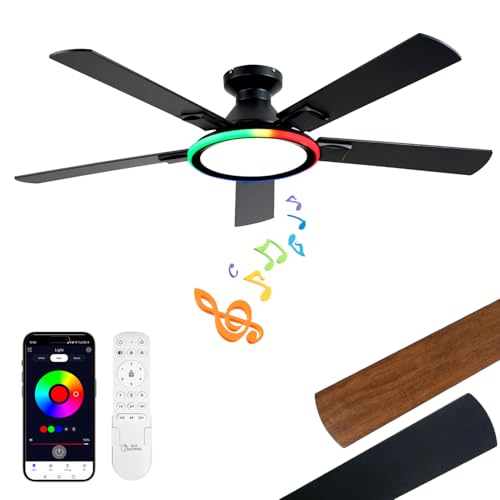 Ceiling Fan with Bluetooth Speaker