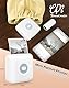 LFPERT CP3 Mini Printer, Thermal Sticker Maker, Pocket Bluetooth Label Maker, Mini Thermal Label Printer for Christmas and, Compatible with Android & IOS, White