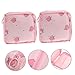 FRCOLOR 2pcs Girls Sanitary Napkin Bag Menstrual Pad Pouch Nursing Mat Storage Bag for Bulk Hygiene Products