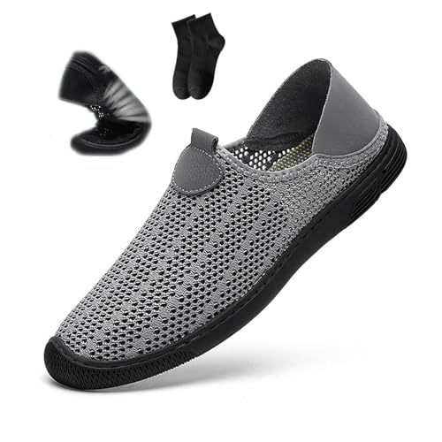 Men's Casual Sports Walking Shoes Casual Slip on Shoes for Men Mesh Breathable Casual Shoe Comfortable Lightweight Men's Outdoor Sports Walking Driving