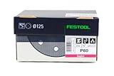 Original festool Qualität FESTOOL 493127 Schleifscheiben STF D125/90 P80 SA/25