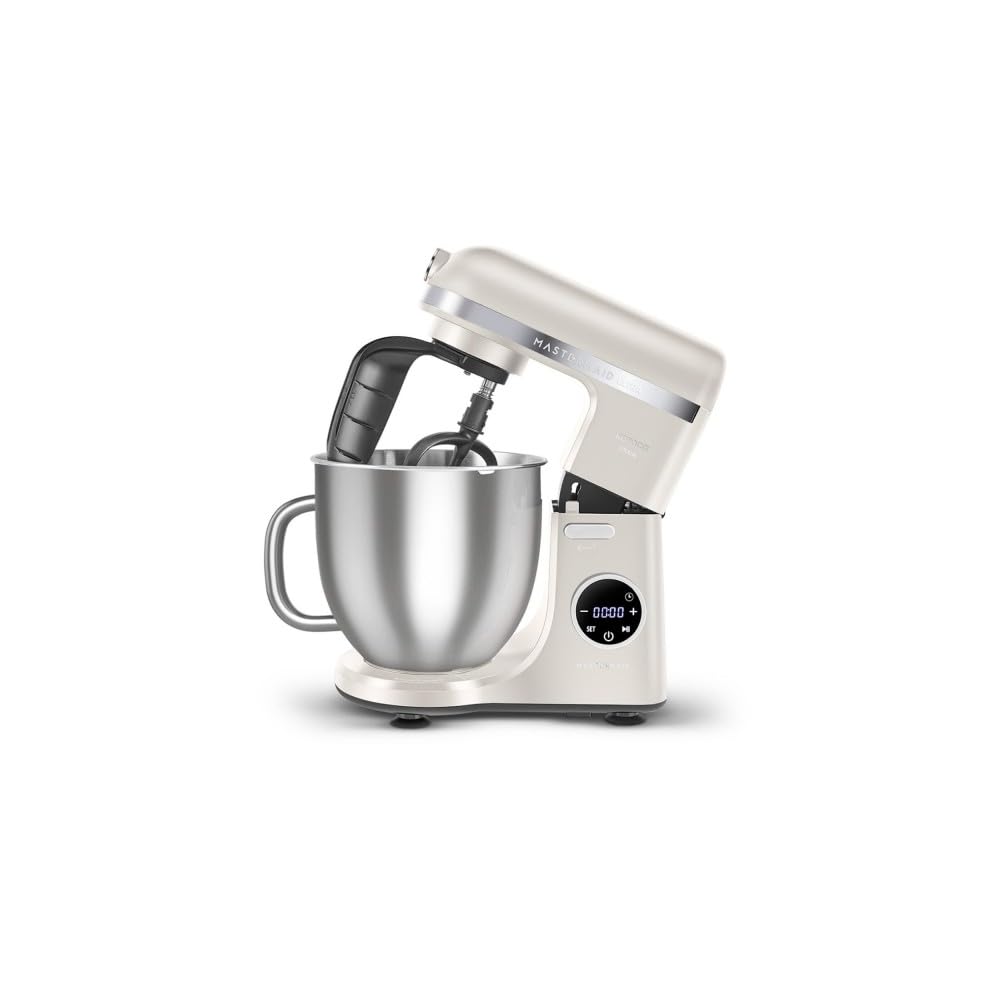 Karaca Mastermaid Chef Ultra Digital Stand Mixer, 7L, 2000W, Overheat Protection, Splash Guard, 7 L Stainless Steel Bowl, Zero‑Side Tech, 10 Speed, Starlight