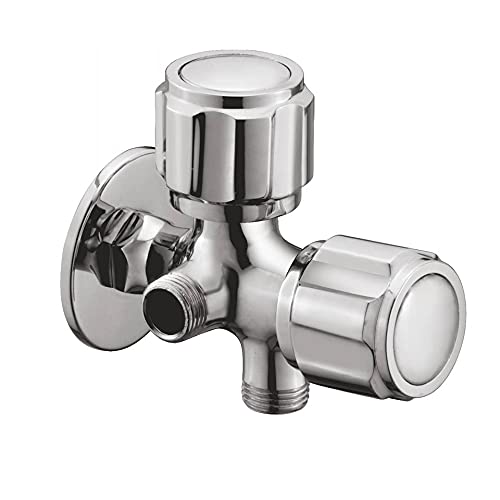 KAMAL Two in One Angle Valve - Delux (Full Brass) With Wall Flange (B09646TCYP) Amazon Price History, Amazon Price Tracker