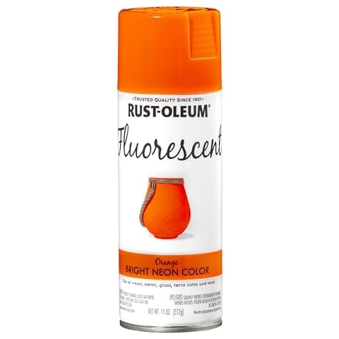 Rust-Oleum Fluorescent Spray Paint, Orange Cover