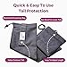 MANE & STABLE Waterproof Horse Tail Bag – Adjustable Protective Wrap & Guard for Braided or Loose Tails – Quick-Release, Show-Ready Tail Care for Equestrians – 31.5