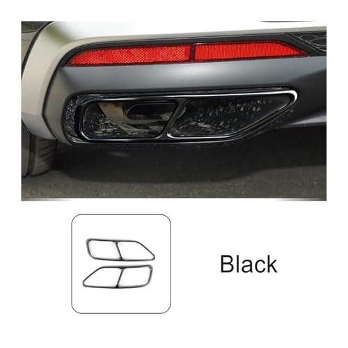 Cubierta decorativa de escape para proteger y embellecer la trasera del coche A4 B9 2