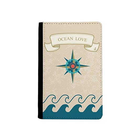 Porte-passeport boussole Ocean Love l'idée cadeau idéale pour les passionnés de navigation