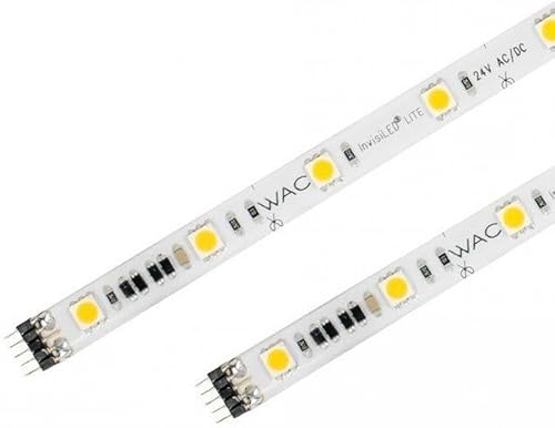 WAC Lighting LED-T2435-1-40-WT InvisiLED Luz profesional 3500K paquete de 40