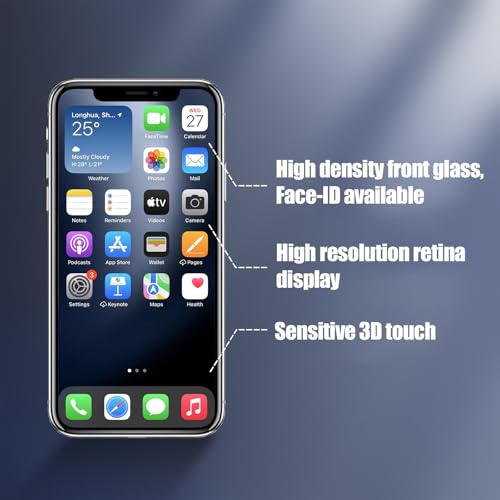 Écran LCD pour iPhone 13 Pro Max de 6,7 pouces avec vitre tactile et châssis de réparation