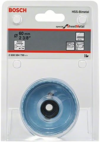 Bosch Professional Hole Saw Special for Sheet Metal (for Stainless and Steel Sheets diameter 60 mm, Accessories for Drills) - Image 3