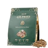 Herz エアドライ ドッグフード 454g プレミアムカニンキュイジーヌ チキン & ダックレバー レシピ グレインフリー ナチュラル 高タンパク質 台湾製造 成犬用 総合栄養食