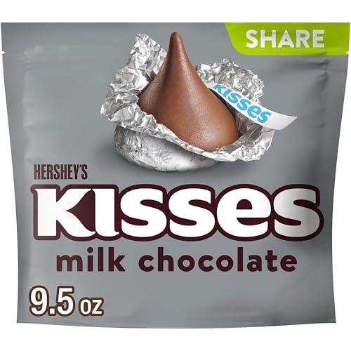 HERSHEY'S KISSES Milk Chocolate Candy Share Pack, 9.5 oz