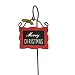 Miniature Fairy Garden Christmas Sign with Hook