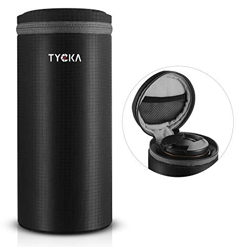 TYCKA Funda para Bolsa de Lentes, Resistente al Agua Bolsa de Lente con Cremallera para C¨¢Mara DSLR 10 x 24.5 cm/3.94x 9.64 in