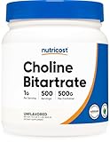 Nutricost Pure Choline Bitartrate Powder 500 Grams