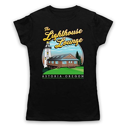 Goon Docks The Lighthouse Lounge Damen T-Shirt en coton col rond pour femme