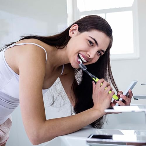 Reisenzahnbürste - Weiche Borstenzahnbürste | Ergonomische Handelkohlezahnbürste | 1pcs Zähneflecken Zahnbürste für Zuhause, Reisen, Übernachtungscamping, Schulwohnheim – Bild 4