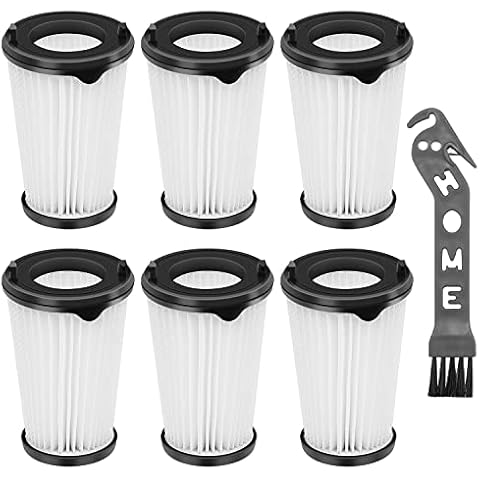 CX7 Filter for AEG, Pack of 6 Filters for AEG CX7 CX7-2 Filter for Part Number AEF150 Vacuum Cleaner Filter Hepa Filter for AEG CX7 All CX7-2 Models Cover