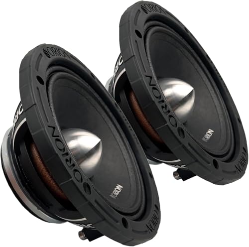 ORION HCCA652NHP HCCA Series 6.5” Ultra Efficient Neodymium Midrange Loudspeakers, 1800W Max Power, 450W RMS, 2 Ohm, 2” Voice Coil - High Output Pro Car Audio Stereo, Premium Quality Speakers (Pair)