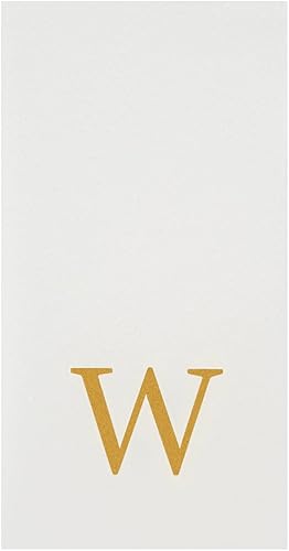 Miniatura 381 de Luxenap - Toallas de invitados de 15.8 x 7.9 pulgadas, 50 toallas de mano con letras plateadas, letra "P", fuente Sans Serif, servilletas de papel