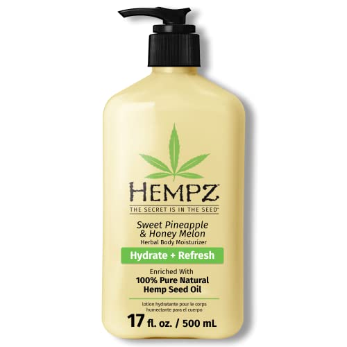 HEMPZ Body Lotion – Sweet Pineapple and Honey Melon – Daily Moisturizing Cream – 17oz