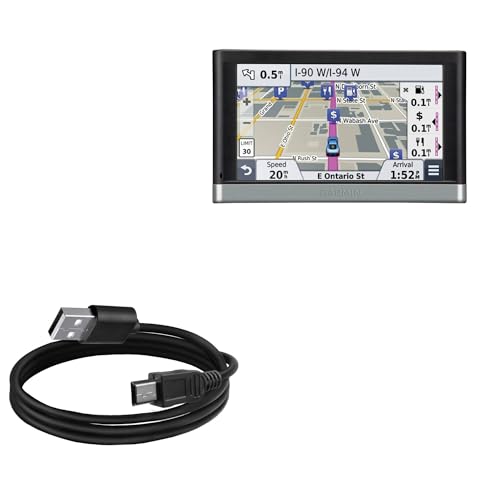 BoxWave Cable Compatible with Garmin Nuvi 2598LMTHD - DirectSync Cable, Durable Charge and Sync