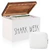 Tampon Holder for BathroomFeminine Products OrganizerShark Week Tampon StorageTampon DispenserFarmhouse Bathroom Storage ContainerBathroom Accessories Box for Girl Stuff