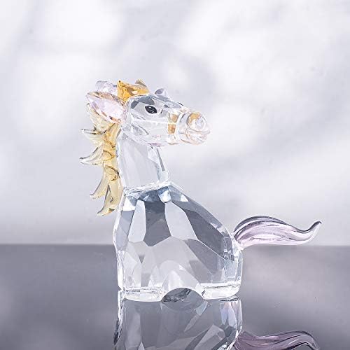 Unicorn figurine crystal glass ornament gift Clearance