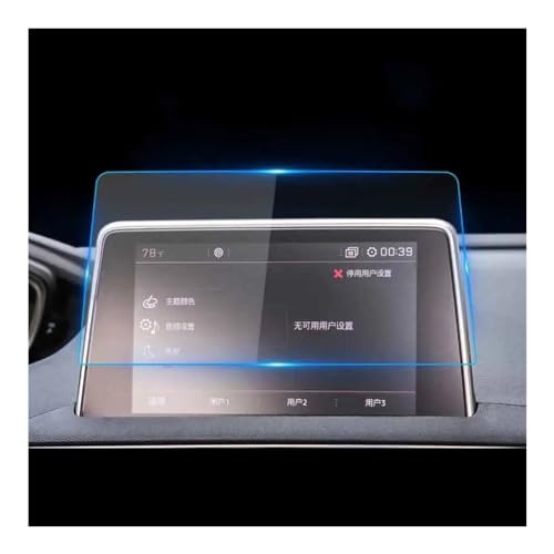 Protection d'écran anti-rayure pour GPS Peugeot 5008