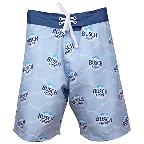 Busch Light Logo & Mountain Range All Over Print Board Shorts3