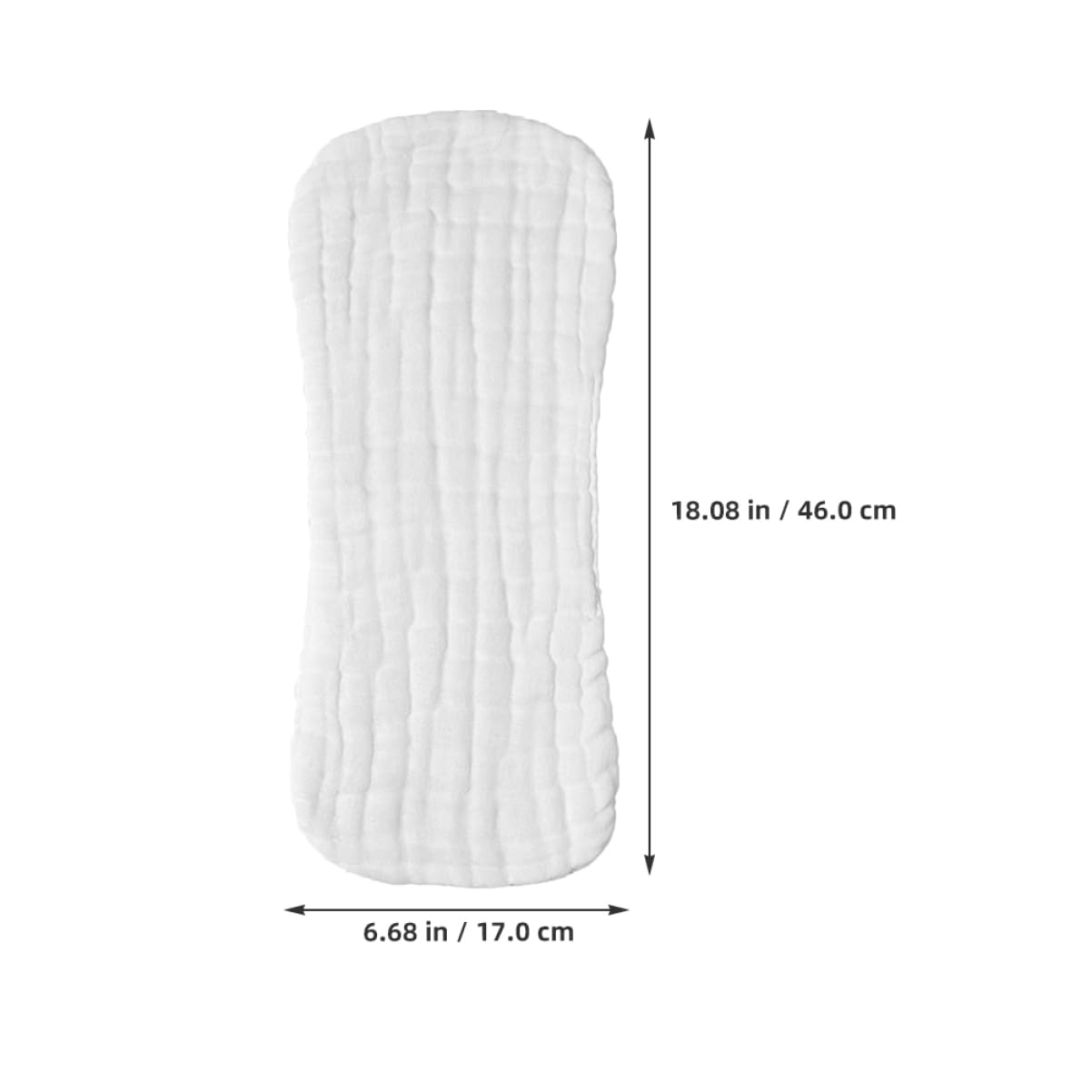 SOESFOUFU Baby Diaper Balm Liner Set 5 Pack Cotton Diaper Inserts Washable for Newborns Postpartum Boys Girls 0-24 Months