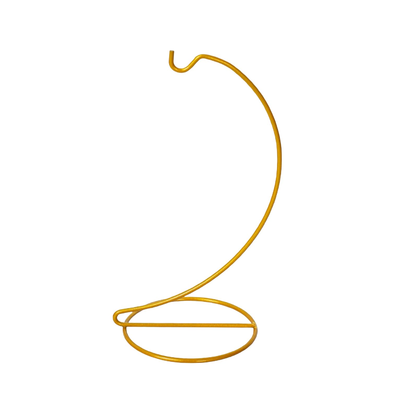 Wilitto Glass Ball Hanger Hanging Plant Stands Ornament Stand Holder for Balls Spiral Design Iron Rack Air Terrarium Wedding Home Office Garden Golden