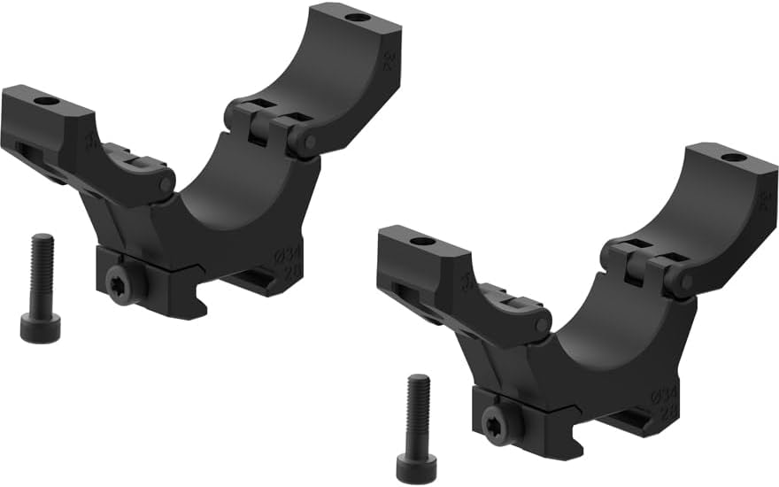 american rifle Company M-Brace Picatinny 35mm Scope Rings Anodized Black Low