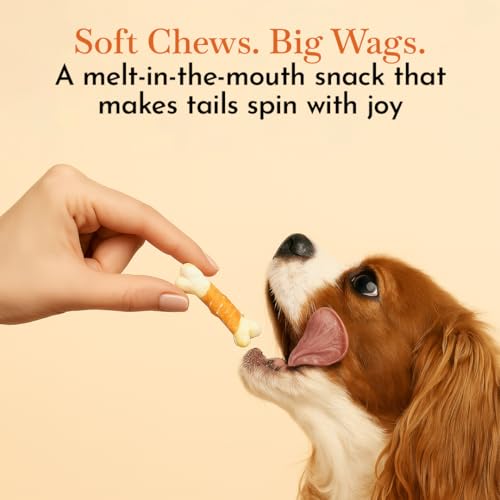 Image of Pets Empire O'Dog Tasty Yummy Healthy Chicken and White Calcium Bone Treats for Dog (100 gm) Pack of (1)