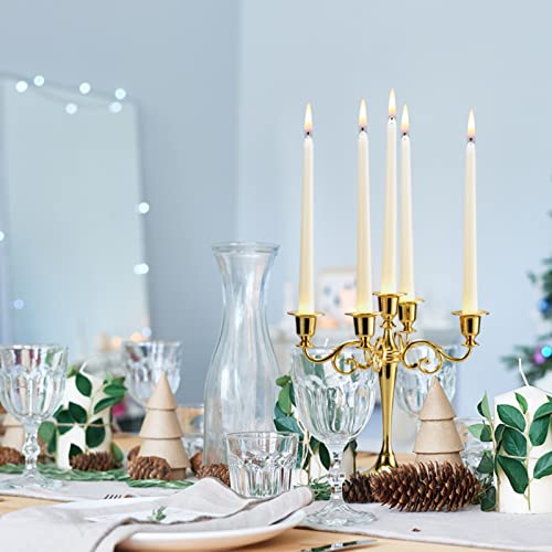 Flamecan F2023008 Ivory Taper Candles, Set Of 20 Unscented And Smokeless 10 Inch Taper Candles Long Burning, Paraffin Wax thumb #2