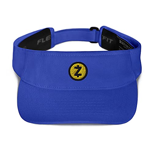 Hogue WS LLC Zcash Hat (Embroidered Visor) ZEC Crypto Royal