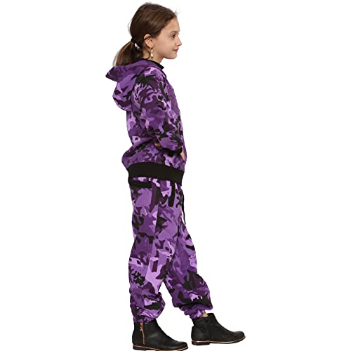 A2Z Kids Tracksuit Boys Girls Designer's Camouflage Jogging Suit Top Bottom 5-13 Yr3
