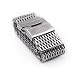 J.VANDER 20mm Brushed Stainless Steel Shark Mesh Dive Watch Band Strap Thick - Premium Clasp - Extra Long