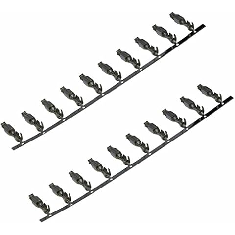 AERZETIX: 20 Terminales Pin Hembra para Conector ISO QUADLOCK Cover