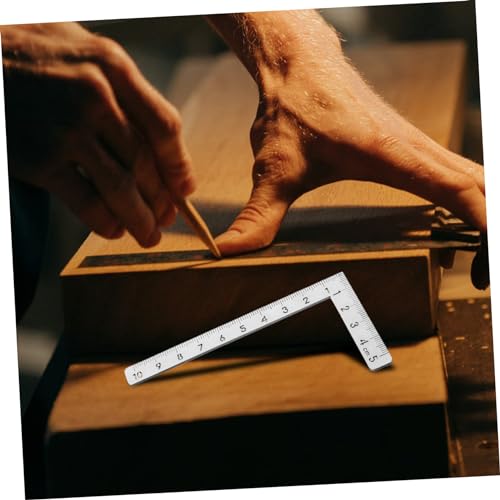 Règle d'angle en acier inoxydable durable pour traçage géométrique précis - 4