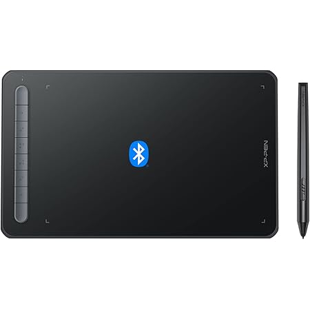 Trust EBrush Grafiktablett 8 Zoll - Mit Stift Für Digitale Kunst & Zeichnungen