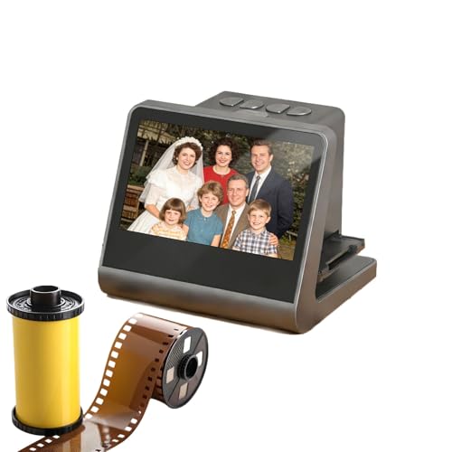 Escáner De Películas Digital Autónomo con Pantalla LCD De 5 Pulgadas, Convertidor De Diapositivas Y Negativos para Películas 35mm 135 110 126KPK En JPEG