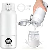 COSENGA Calentador de Biberones Portátil, Calentador de Botellas Portátil de 17 Onzas con Modos de Calentamiento Dual...