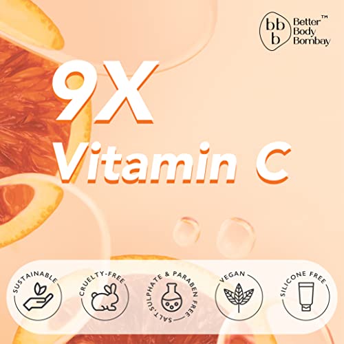 Image of BBB Better Body Bombay Brightening Daily Facewash | Blood Orange Refreshing Vitamin C Face Wash 100 ml each | Glow Reviving Brightening Face Wash | All Skin Type (Pack of 2)