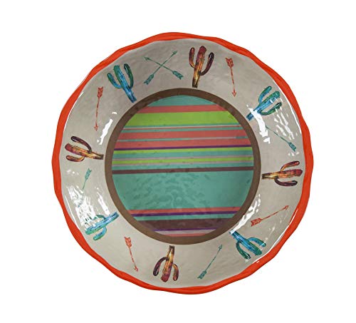 Image of Paseo Road Cactus Southwestern 14-PC Melamine Dinnerware Set